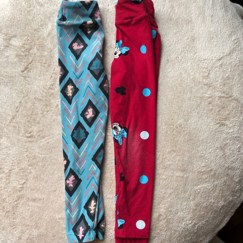 Girls’ Disney Lularoe s/m leggings